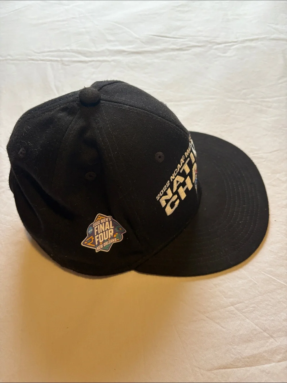 adidas Black KU Jayhawks National Champs Snapback Hat